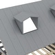 preview thumbnail 49 of 47, Twin/Full Low House Bed with 2-Step Ladder, Roof & Fence, Wood Kids Playhouse Tent Bed Frame with Four Storage Drawers & Shelves