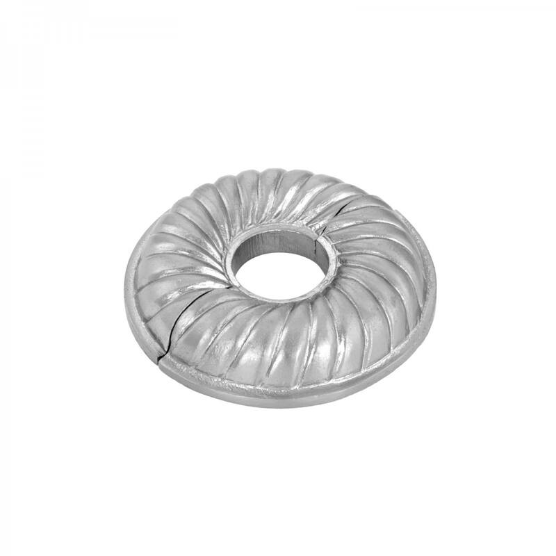 Aluminum Radiator Flange 3/4" (IPS) Pipe Flanges 1" ID - 3.13" OD Pipe Ring Collar Covers Renovators Supply