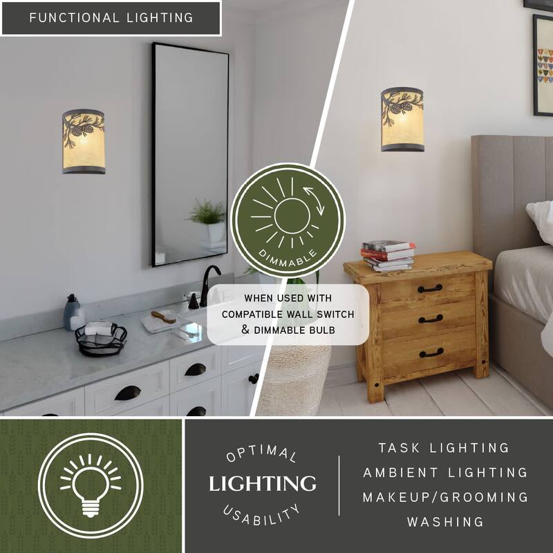 Vaxcel Lighting T0796 Douglas 11" Tall Wall Sconce