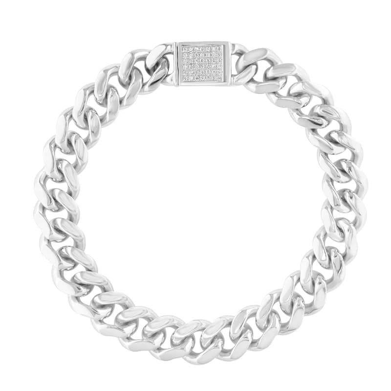 EFFY Men's 925 Sterling Silver Diamond Bracelet