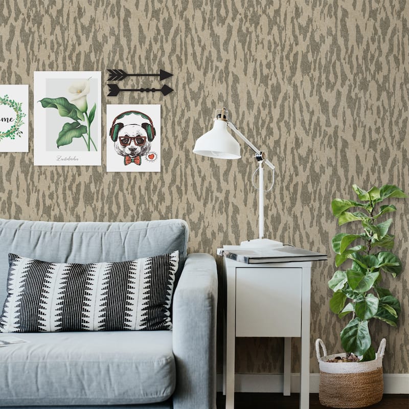SUSSEXHOME Removable Wallpaper-Waterproof, Strippable, Light Resistance & Cleanable Wall Paper Roll-Wallpaper-Lava2