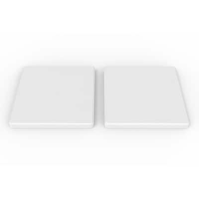 Quick Dry-Diatomite Stone Square Coaster 4 Piece Set - N/A