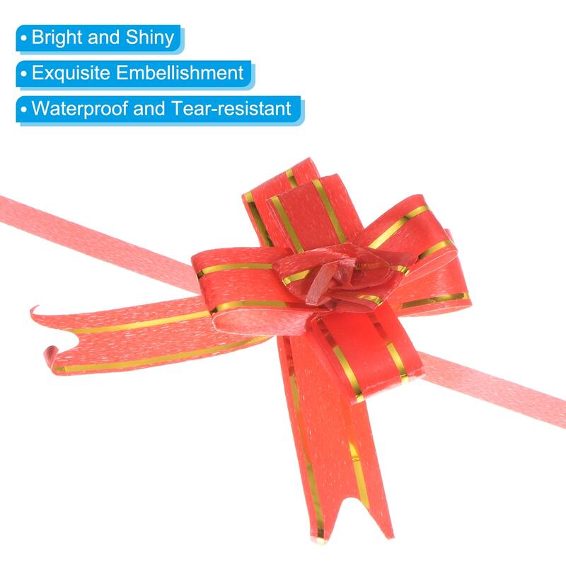 100Pcs Pull Bows Ribbon Gift Wrapping String Decorative Bow Tie