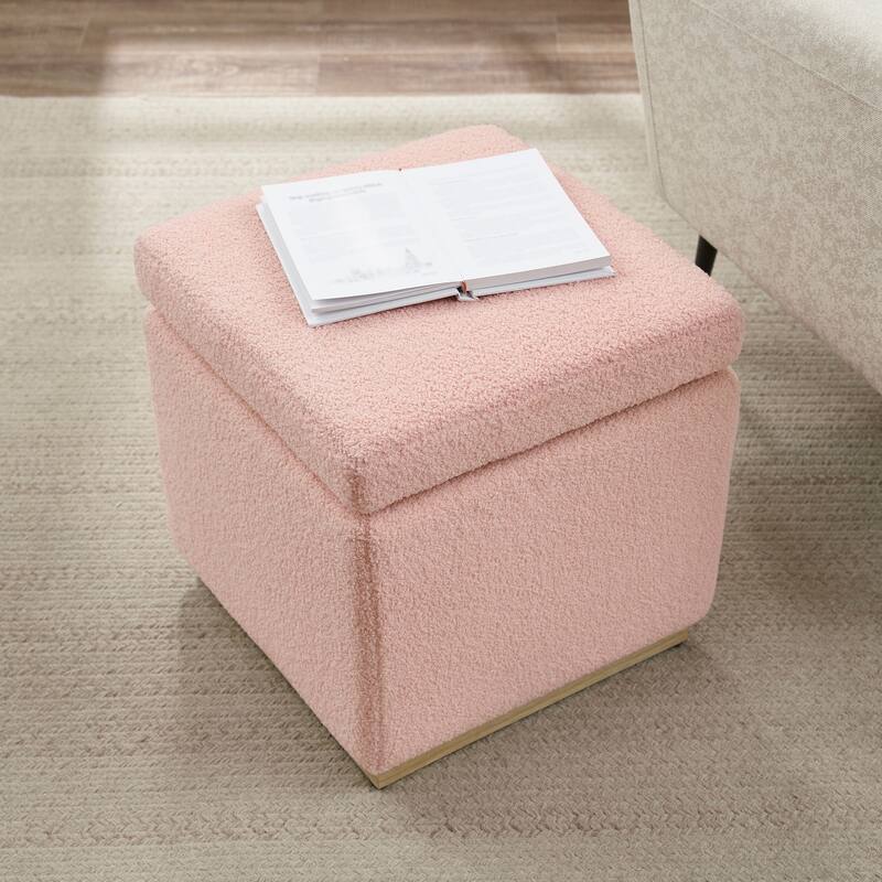 Rue Sherpa Square Storage Ottoman