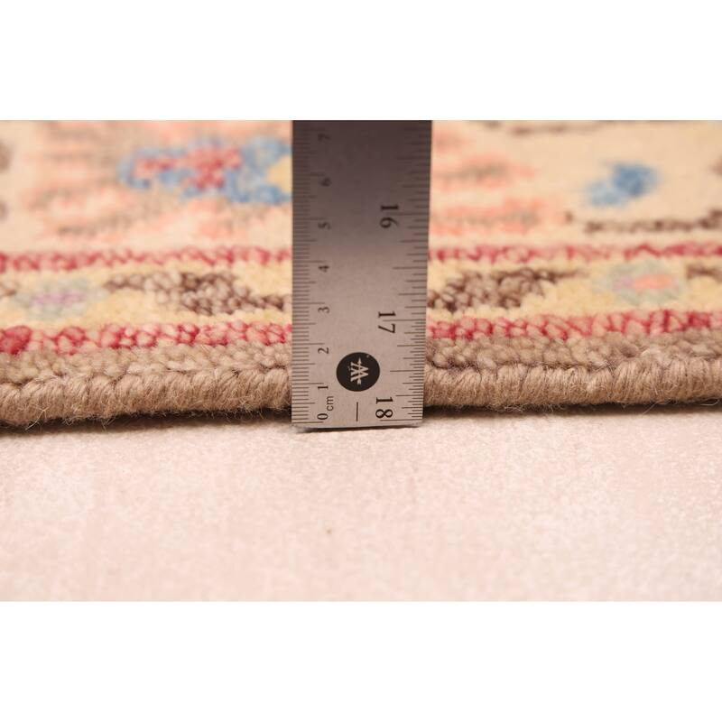 ECARPETGALLERY Hand-knotted Modern Oushak Brown Wool Rug - 3'11 x 6'0