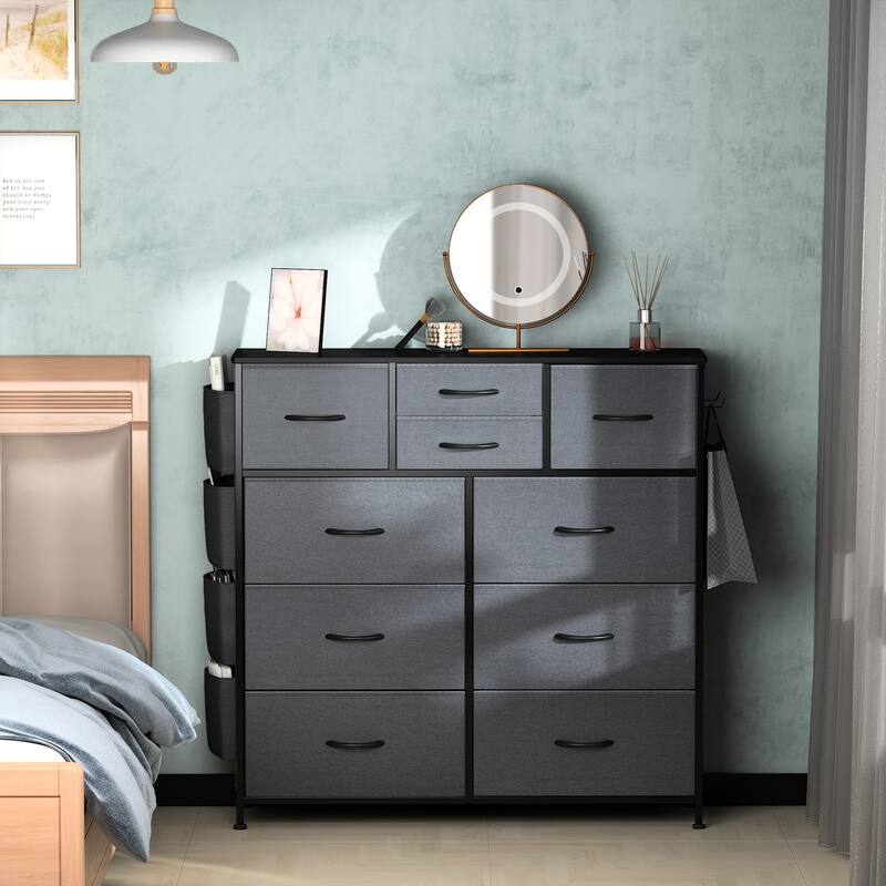 10 Drawer Dresser Closet Storage Tower Organizer Unit for Bedroom