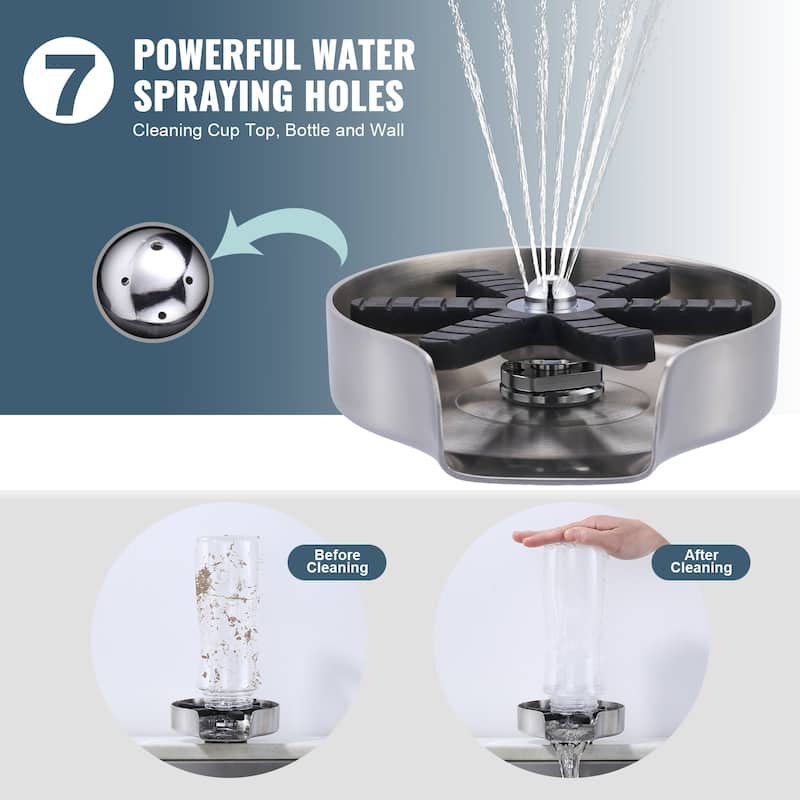 Kitchen Sink Glass Rinser