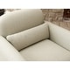 preview thumbnail 7 of 14, Roundhill Furniture Dylan Modern Upholstered Barrel Armchair, Cream White