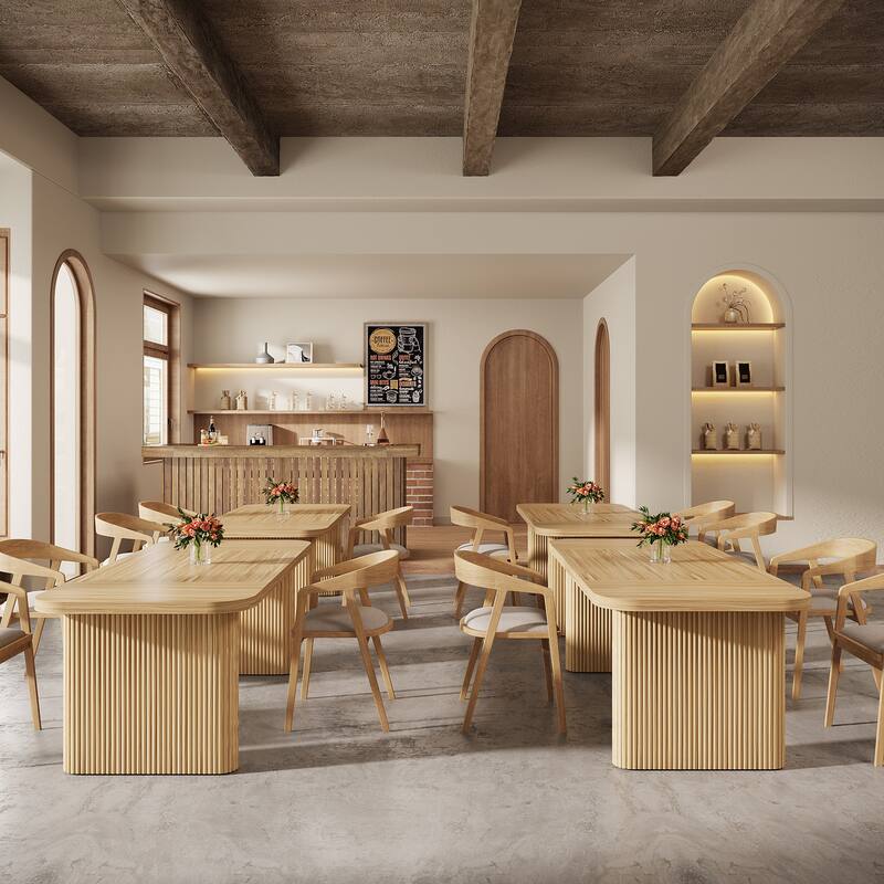 Wood Dining Table, Modern Kitchen Table, Dining Room Accent Table