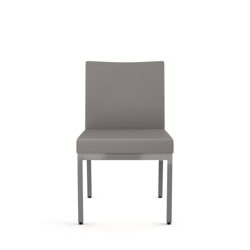 Amisco Perry Set of 2 Upholstered Dining Chairs with Metal Legs