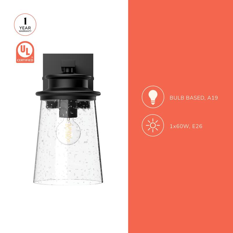 Alora Lighting EW533006CB Quincy 11" Tall Outdoor Wall Sconce with