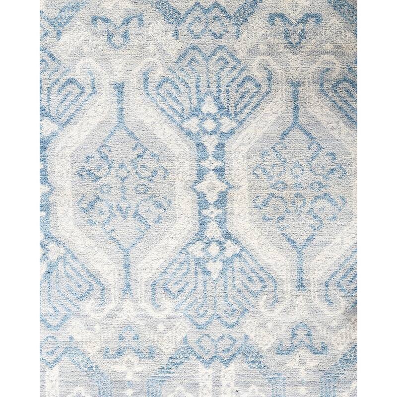 Ikat One-of-a-Kind Hand-Knotted Area Rug, Beige - 8' 2" x 10' 2"