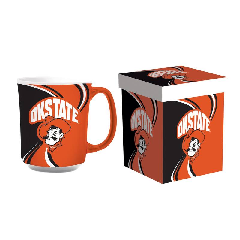 Oklahoma State University, 14 oz Ceramic Coffee Mug w/ Gift Box