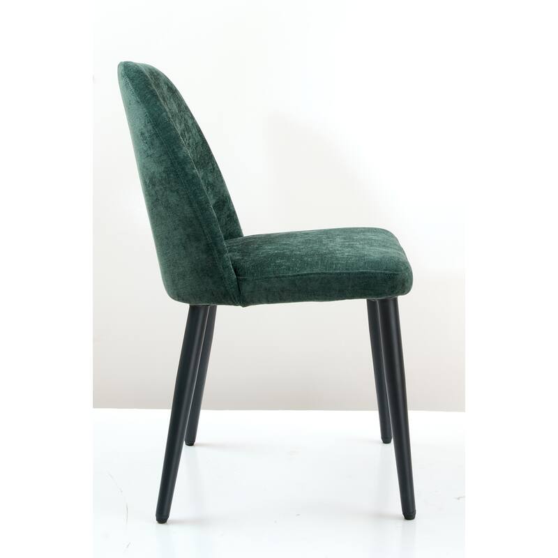 Set of 2 Fabric Identities Chair with Metal Legs, Armless Chair for Kitchen, Restaurant, Living, Meeting Room