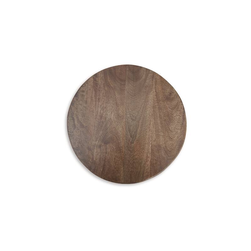 Signature Design by Ashley Joville Medium Brown Accent Table - 14"W x 14"D x 23.75"H