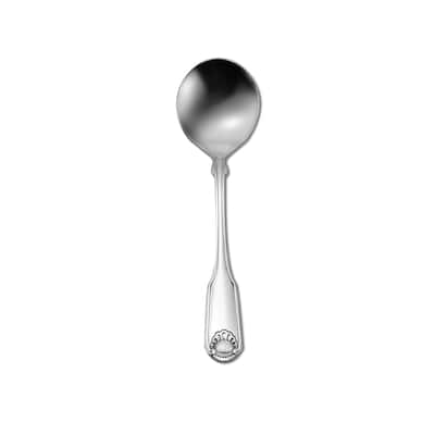 Oneida 18/10 Stainless Steel Classic Shell Bouillon Spoons (Set of 36)