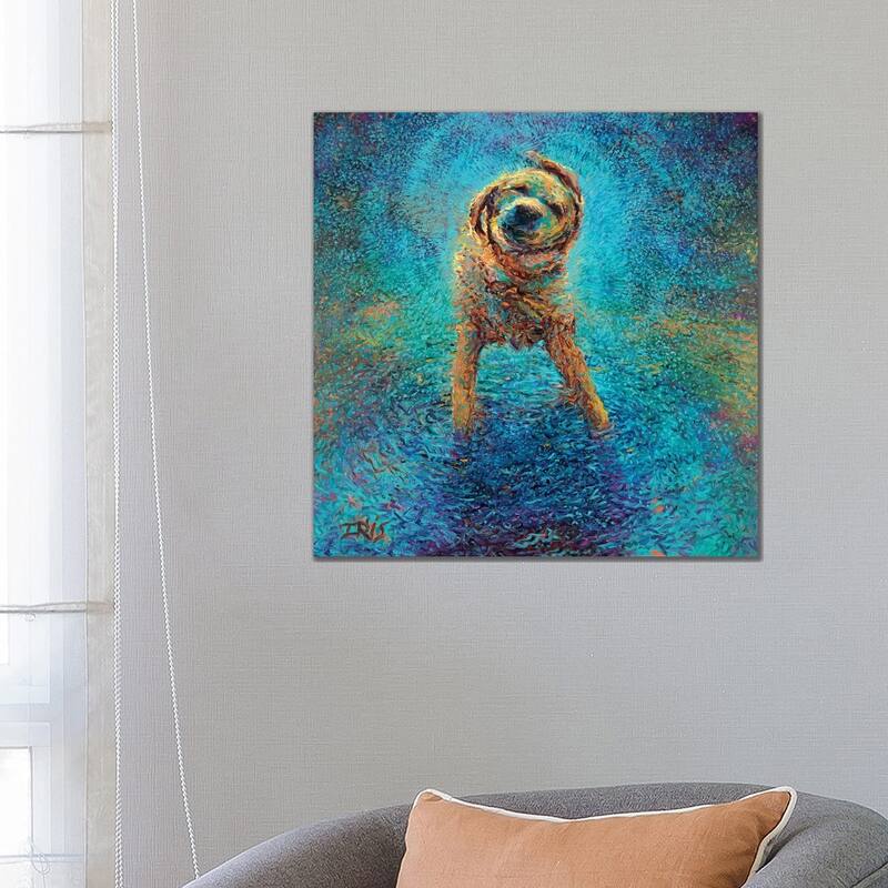 iCanvas "Shakin' Off The Blues" by Iris Scott Canvas Print - 26x26x1.5
