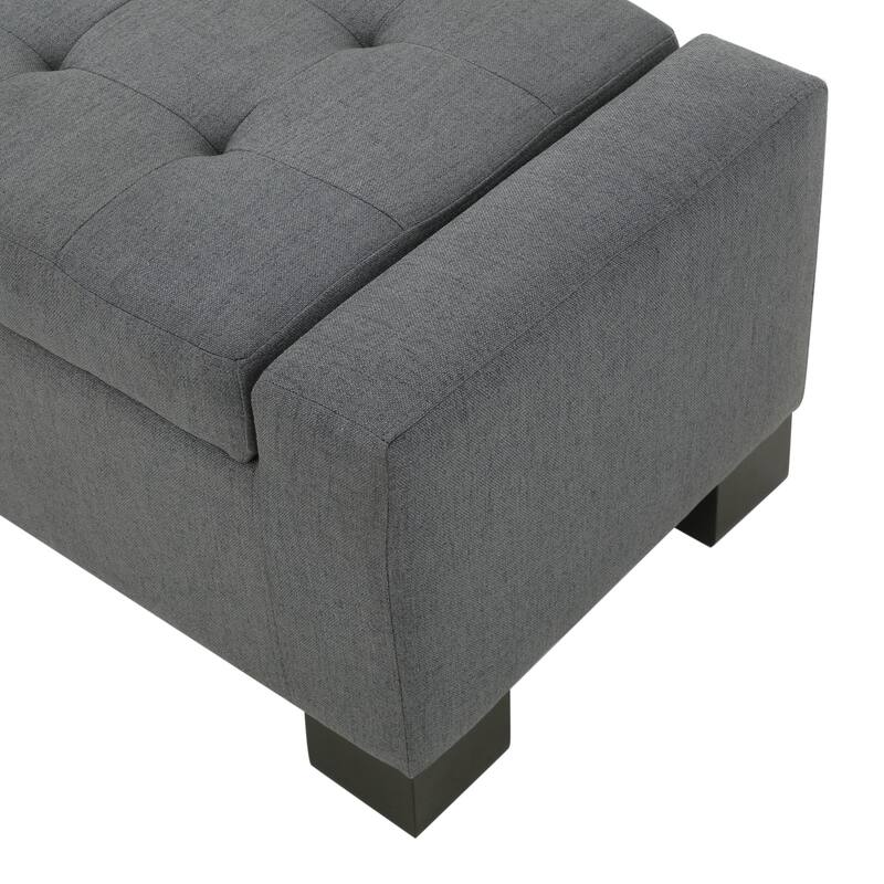 Sofa ottoman, No Assembly Required(Plush Corduroy Fabric)