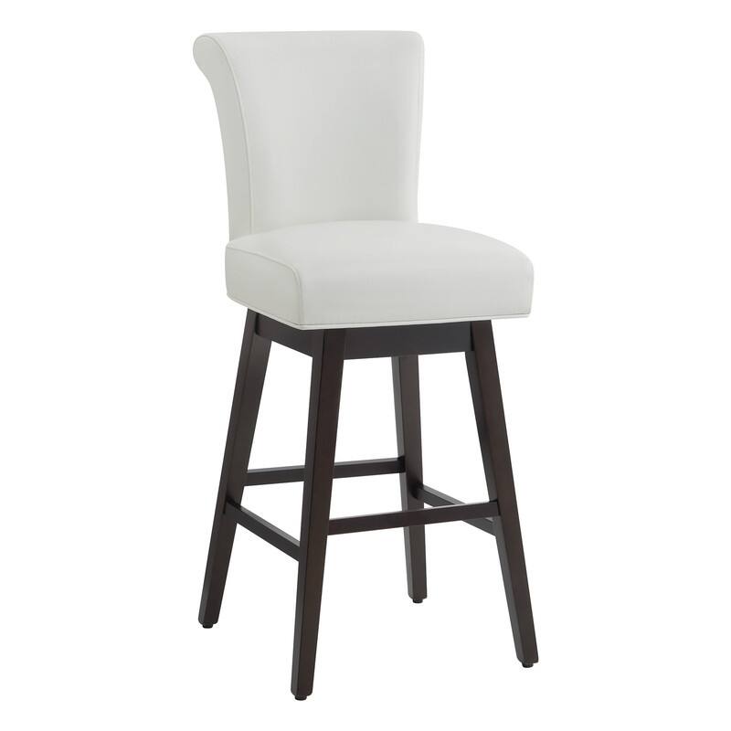 Spruce & Spring Noah Upholstered 26-inch Counter Height Swivel Barstool Set