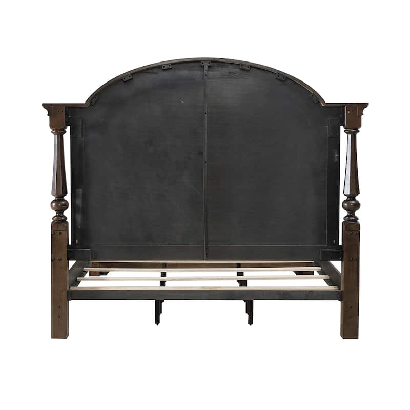 Liberty Furniture Arden Road Poster Bedroom Set with Dresser & Mirror, Chest - King or Queen