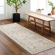 preview thumbnail 9 of 8, Garth Transitional Area Rug Gray/Blue - 2' 7" x 10'