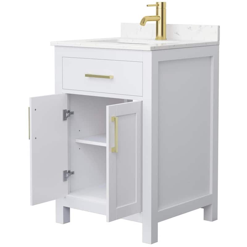 Wyndham Collection WCG242424S-VCA-MXX Beckett 24" Free Standing Single