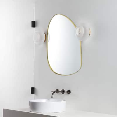 TEHOME Bertlinde wall mirror irregular shaped mirror for living room