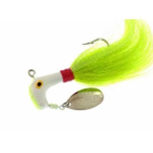 Blakemore Road Runner Bucktail 1oz 6/0 Ch-Wh/Red/Chart