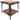 The District Copper Finish 1-shelf End Table