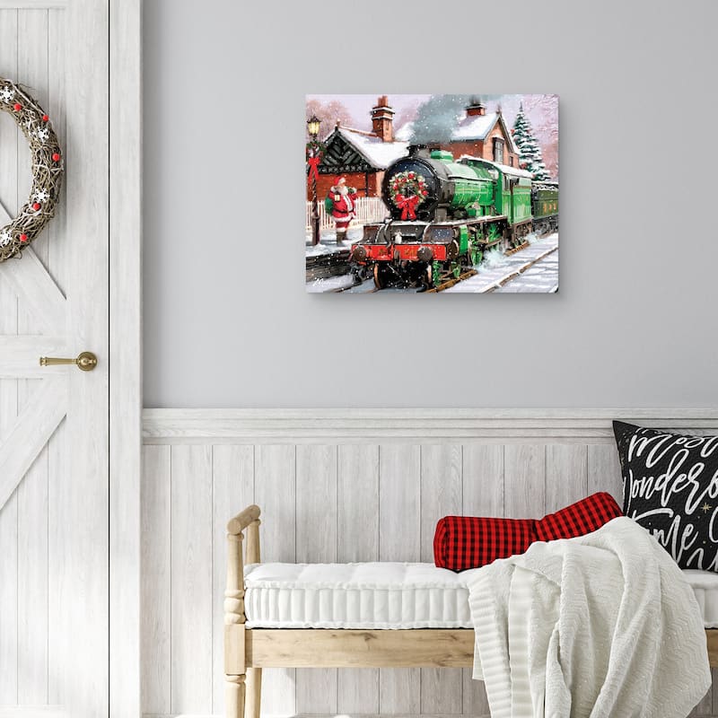 Steam Train by The Macneil Studio Canvas Art Print