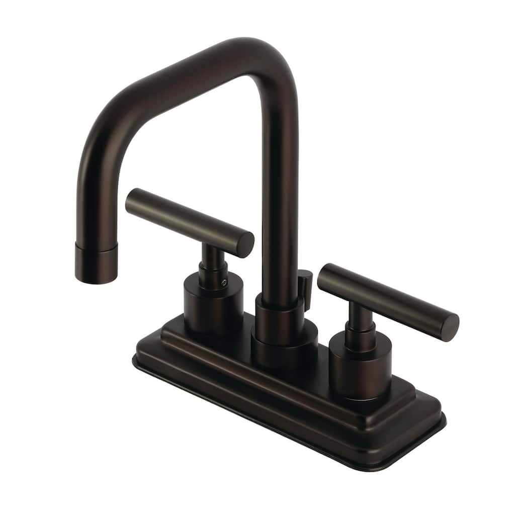Kingston Brass KS664.CML Manhattan 1.2 GPM Centerset Bathroom Faucet