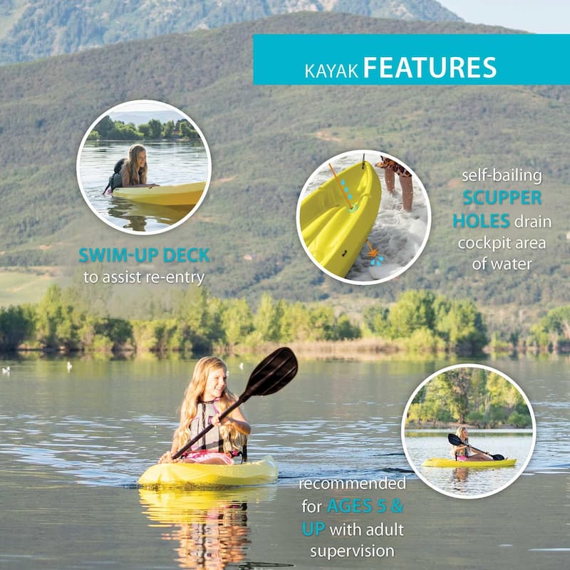 Lifetime Wave Sit-on-Top Youth Kayak
