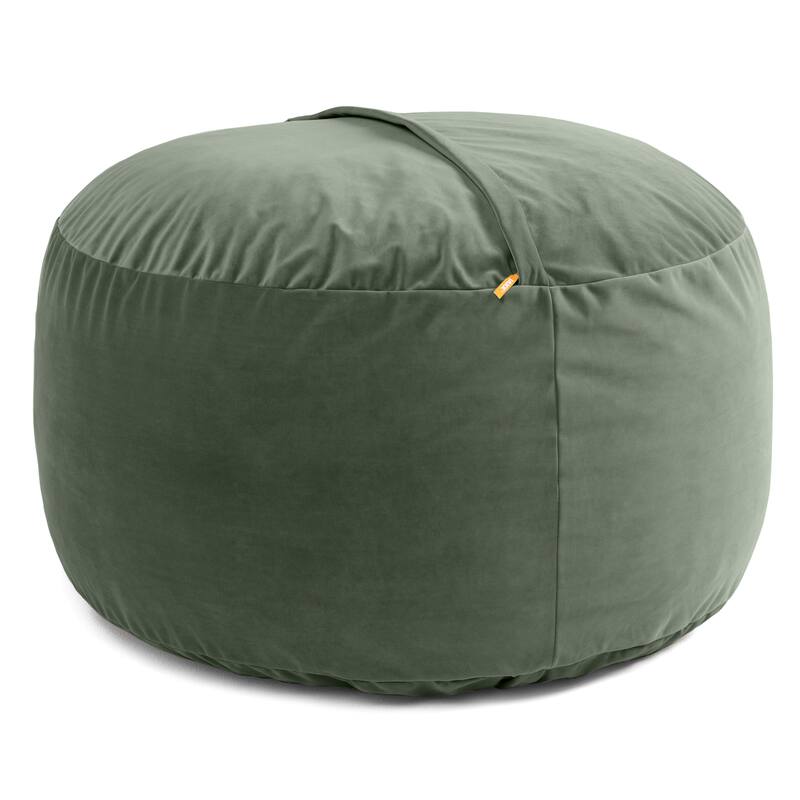 Jaxx Saxx 4ft - Large Round Bean Bag for Adults - Lush Velvet