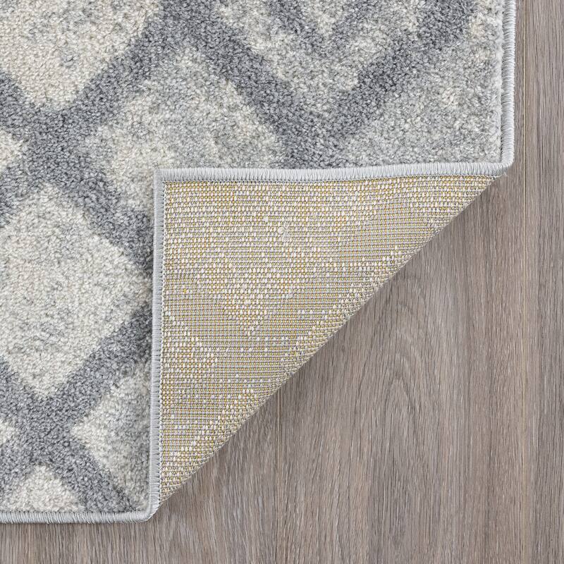 Gematria Moroccan Geometric Indoor Area Rug