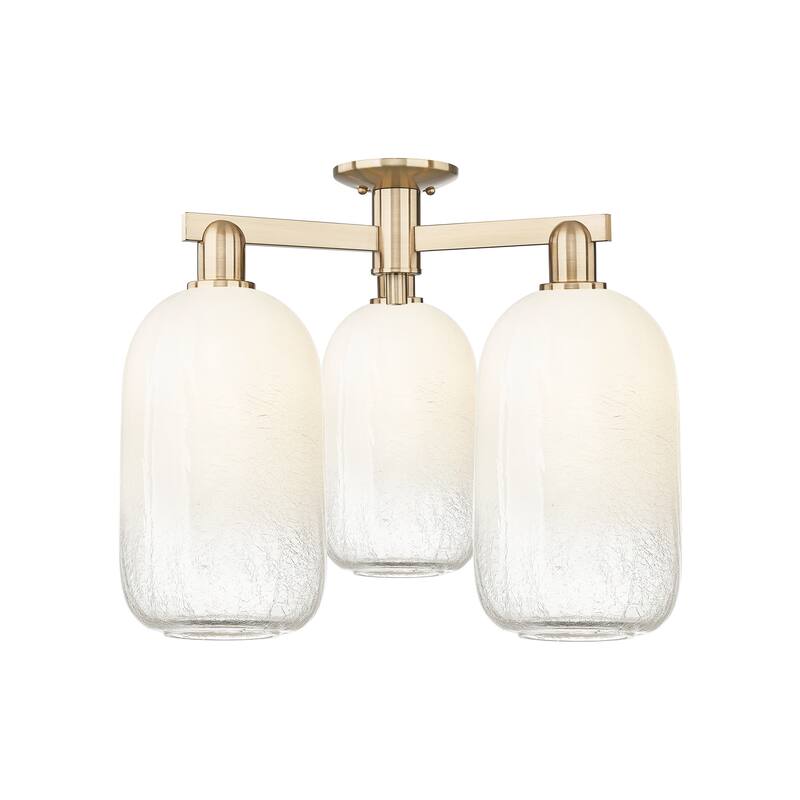 Innovations Lighting Downtown Urban - Brookhaven Cloche - 3 Light 25" Semi-Flush Mount