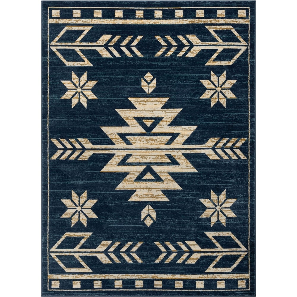 Well Woven Tulsa Canton Southwestern Area Rug