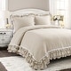 preview thumbnail 16 of 38, Silver Orchid Gerard Shabby Chic Ruffle Lace Comforter Set
