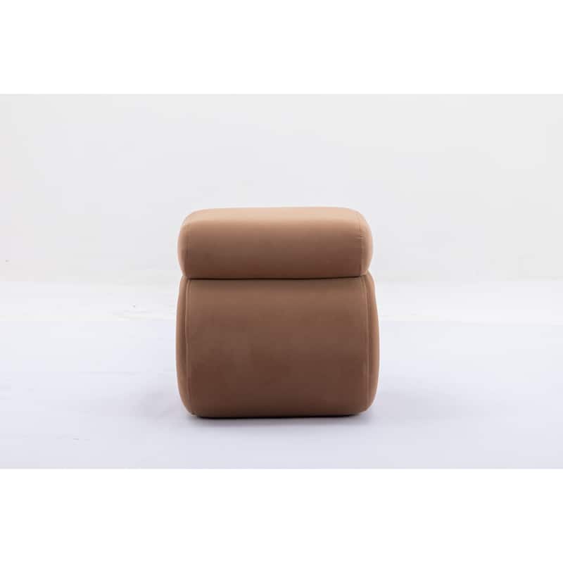 Modern S-shape Ottoman Makeup Stool Footstool for Living Room,Bedroom
