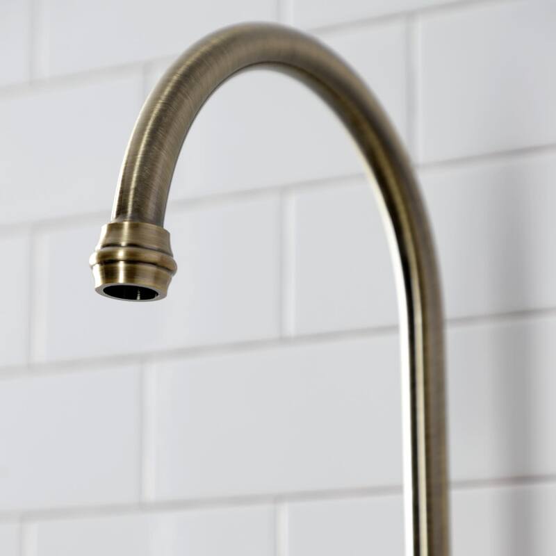 Kingston Brass KS779.BALBS Heirloom 1.8 GPM Bridge Kitchen Faucet