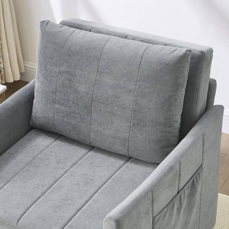 Upholstered Convertible Sleeper Sofa
