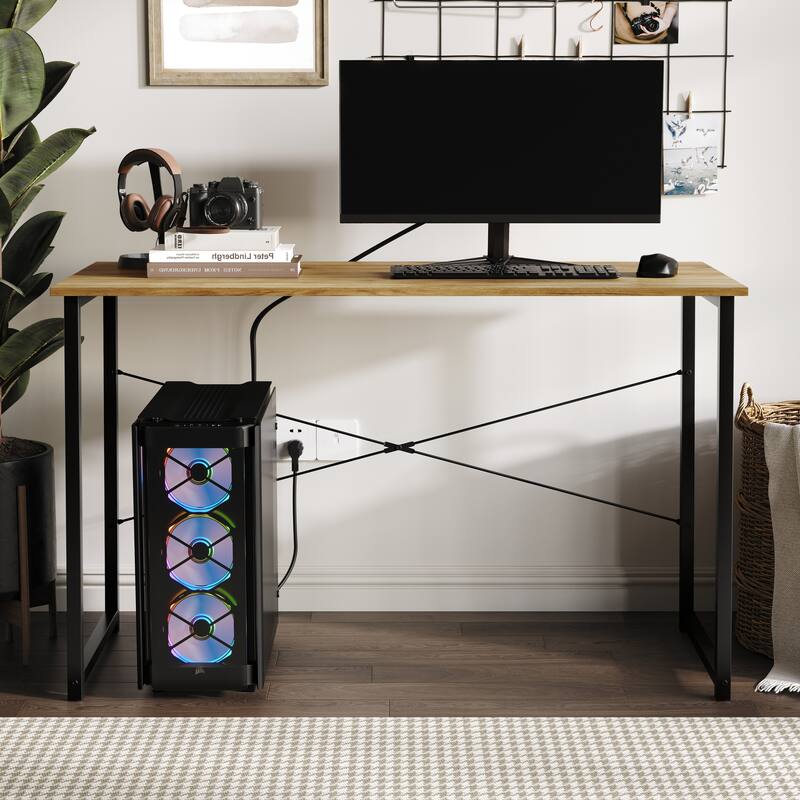 CraftPorch Modern 47-Inch Metal Computer Desk