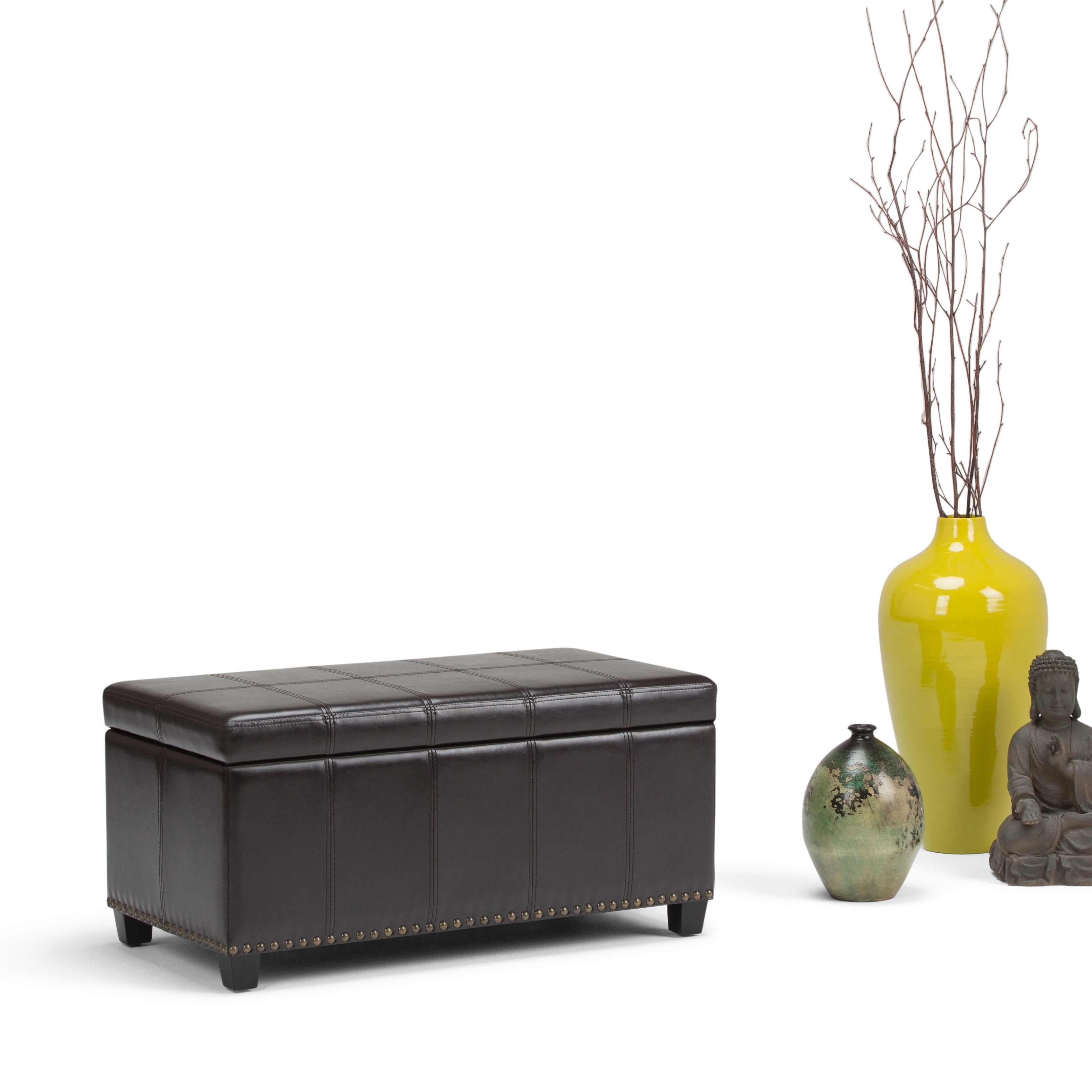 lowest prices WYNDENHALL Megan 34 inch Wide Transitional Rectangle