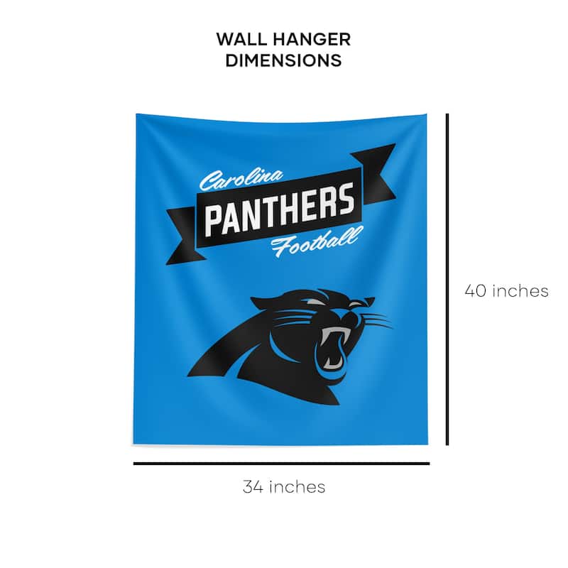 NFL Carolina Panthers Premium Wall Hanging - 34"x40"