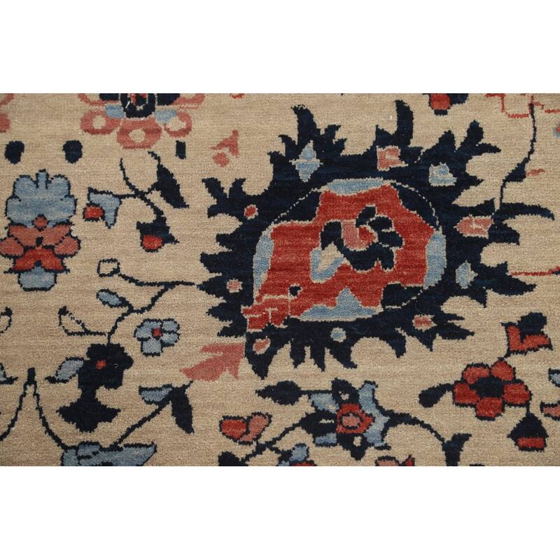 Sultanabad Ziegler Turkish Oriental Area Rug Hand-knotted Wool Carpet - 9'9" x 13'0"