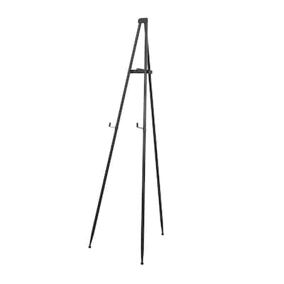 Metal Extra Large Adjustable 3 Tier Display Easel with Foldable Stand - Black or White - Roche River Decor