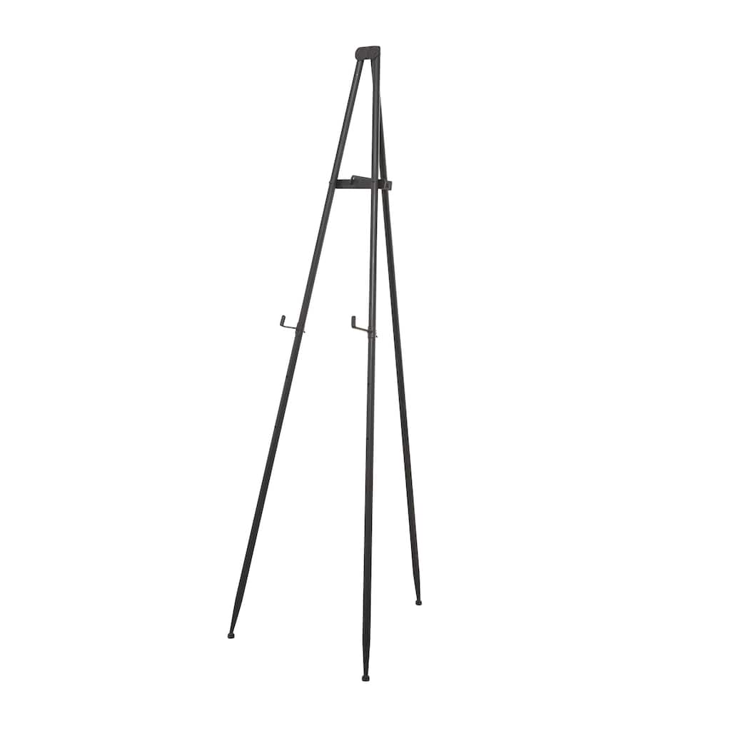 Metal Extra Large Adjustable 3 Tier Display Easel with Foldable Stand - Black or White - Roche River Decor