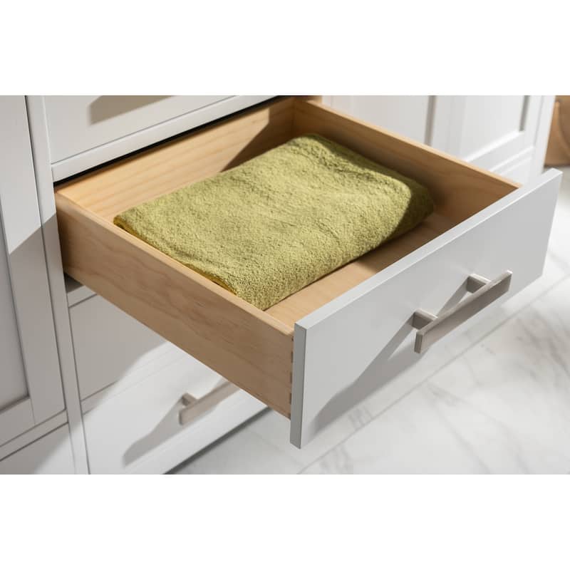 Valentino 72" Double Vanity in White