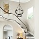 preview thumbnail 24 of 29, Acroma 15-light Farmhouse Black Tiered Chandelier for Dining Room - 27.5 inches