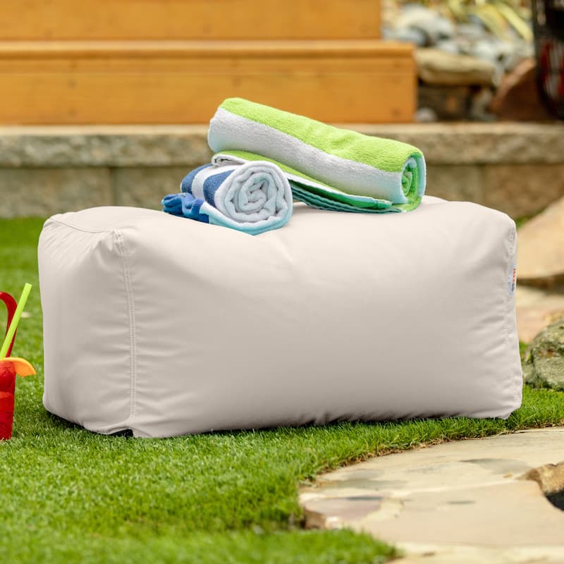 Leon Outdoor Patio Bean Bag Ottoman