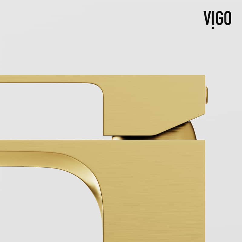 VIGO Dunn 6" H Single Handle Single Hole Bathroom Faucet